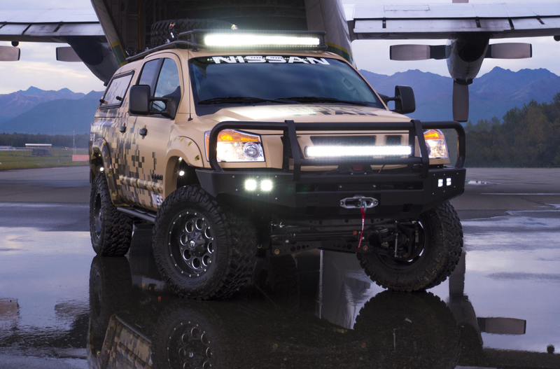 Illustration for article titled This Bad-Ass Nissan Titan Built By Facebook Fans Is Heading Off-Road